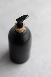 Ceramic Soap Dispenser - Satin Black