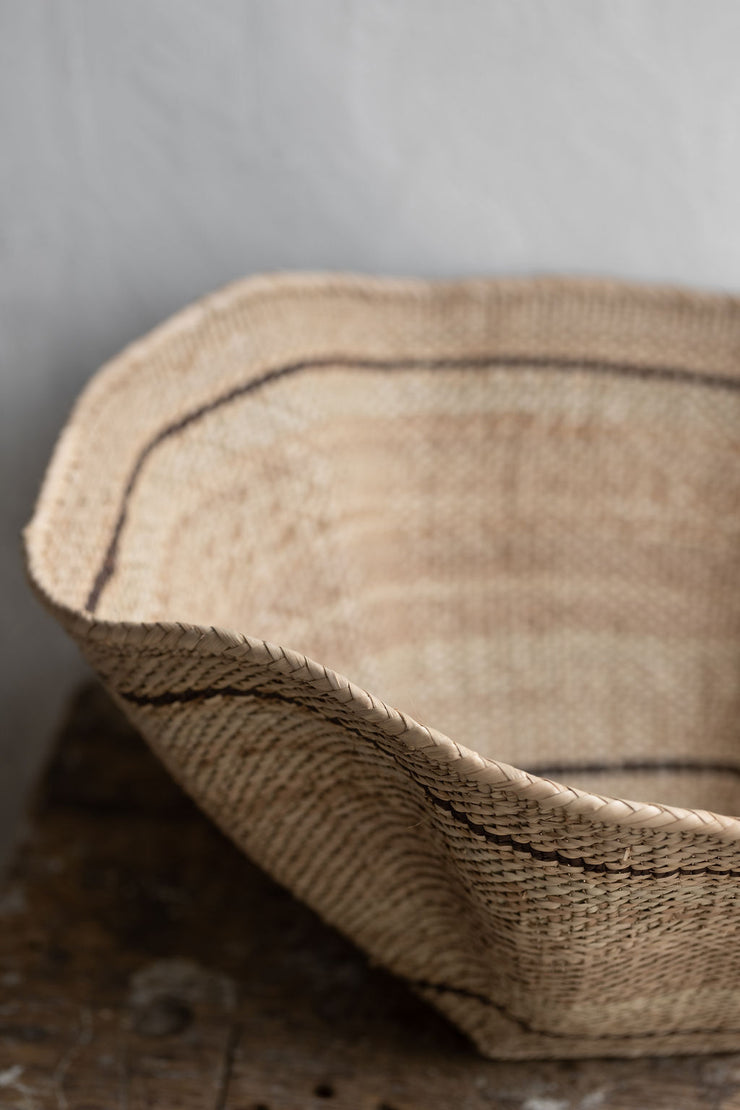 Dancing Basket with Black Stripes