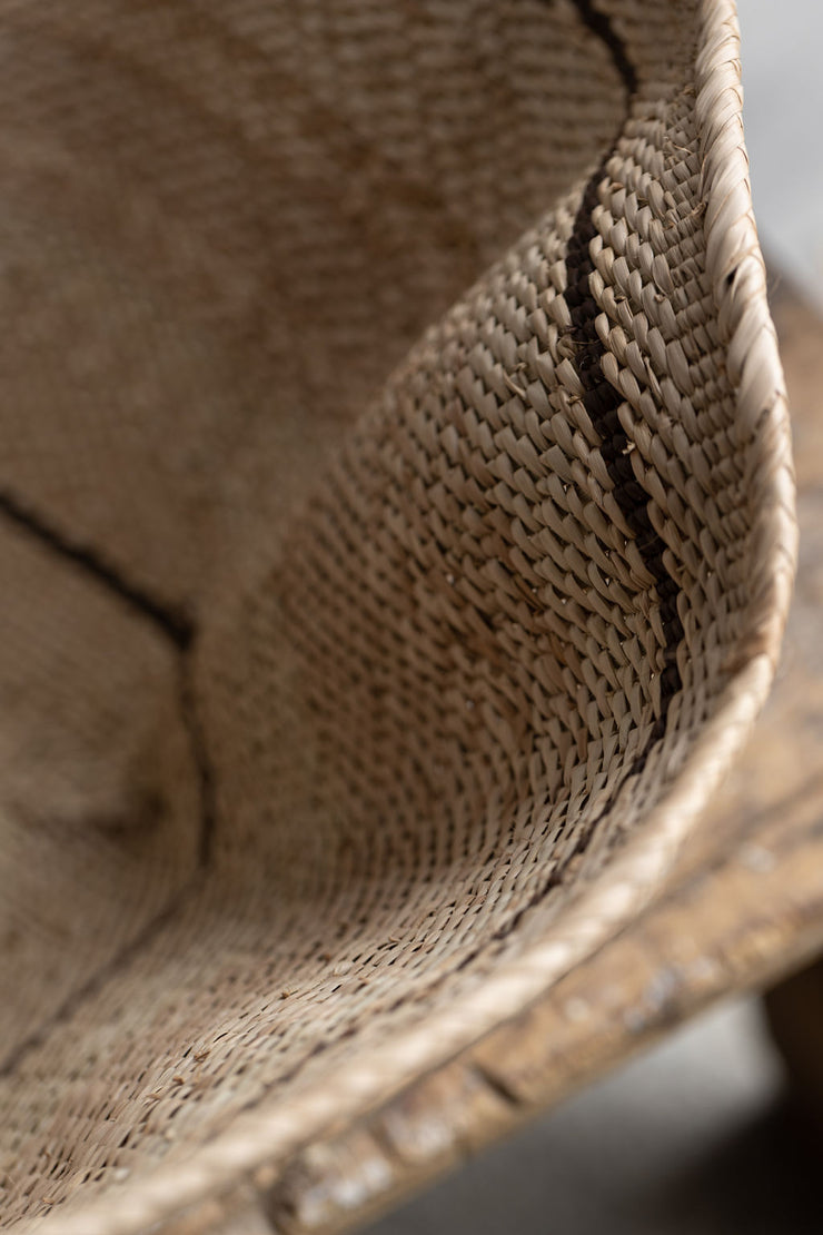 Dancing Basket with Black Stripes