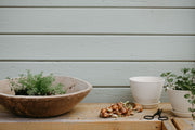 Aline Planter + Saucer - Sand