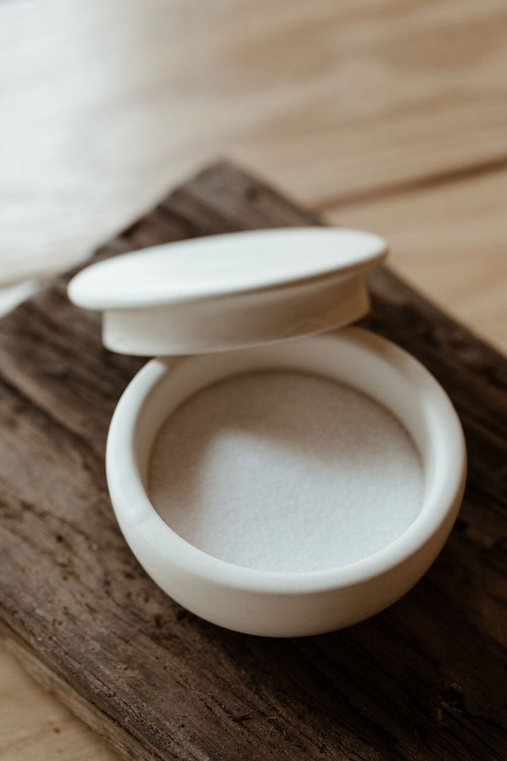 Ceramic Lidded Salt Well