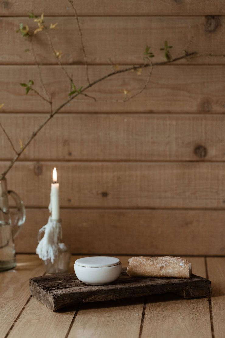 Ceramic Lidded Salt Well