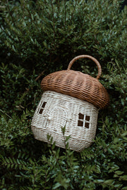 Rattan Mushroom Basket