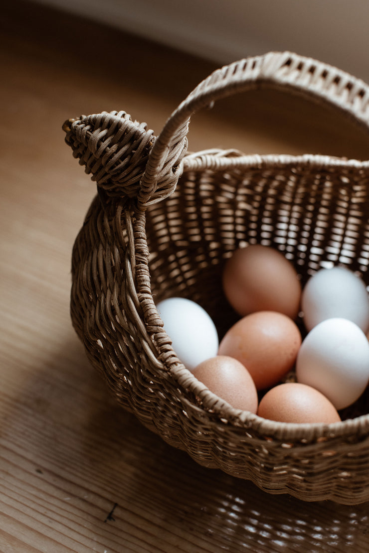 Rattan Chicken Basket