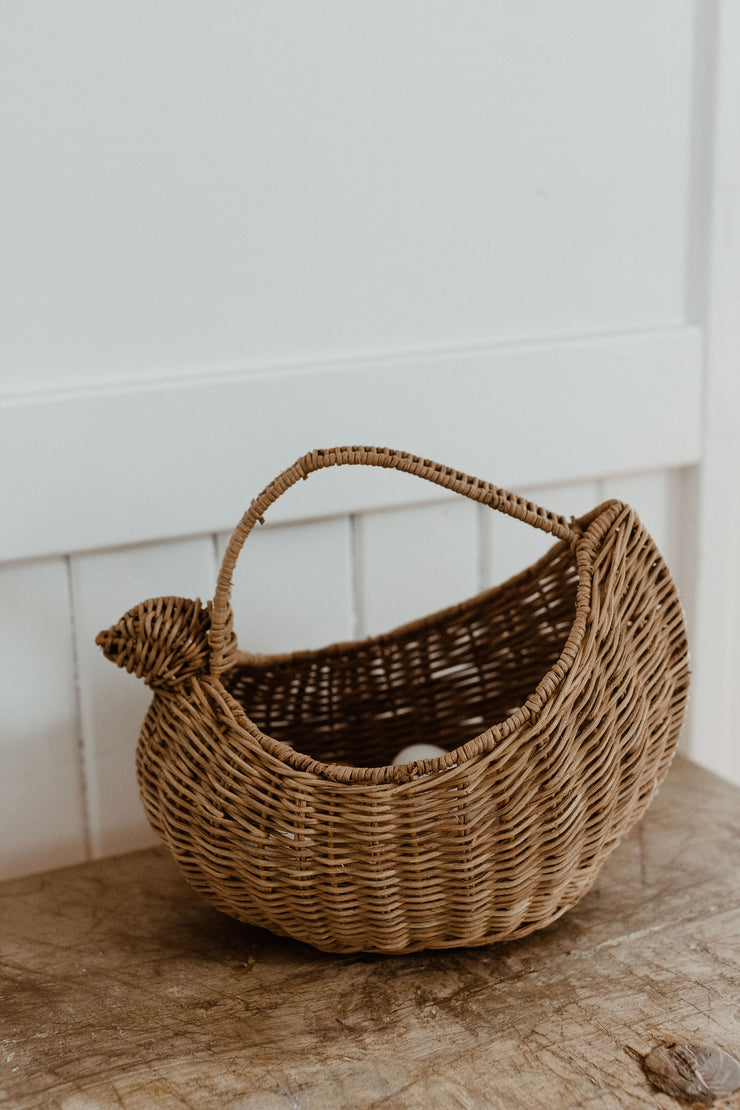 Rattan Chicken Basket