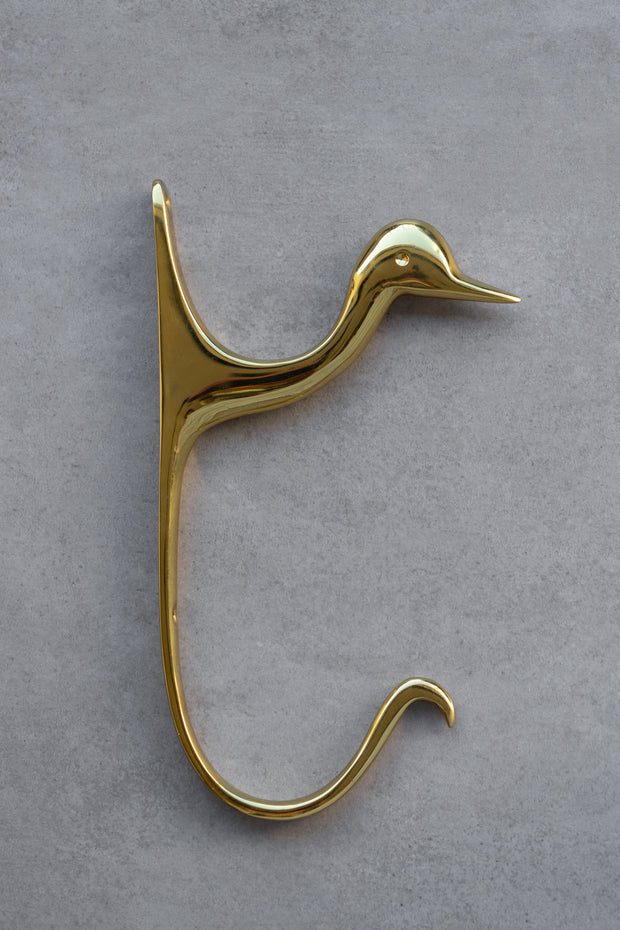 Solid Brass Duck Hook