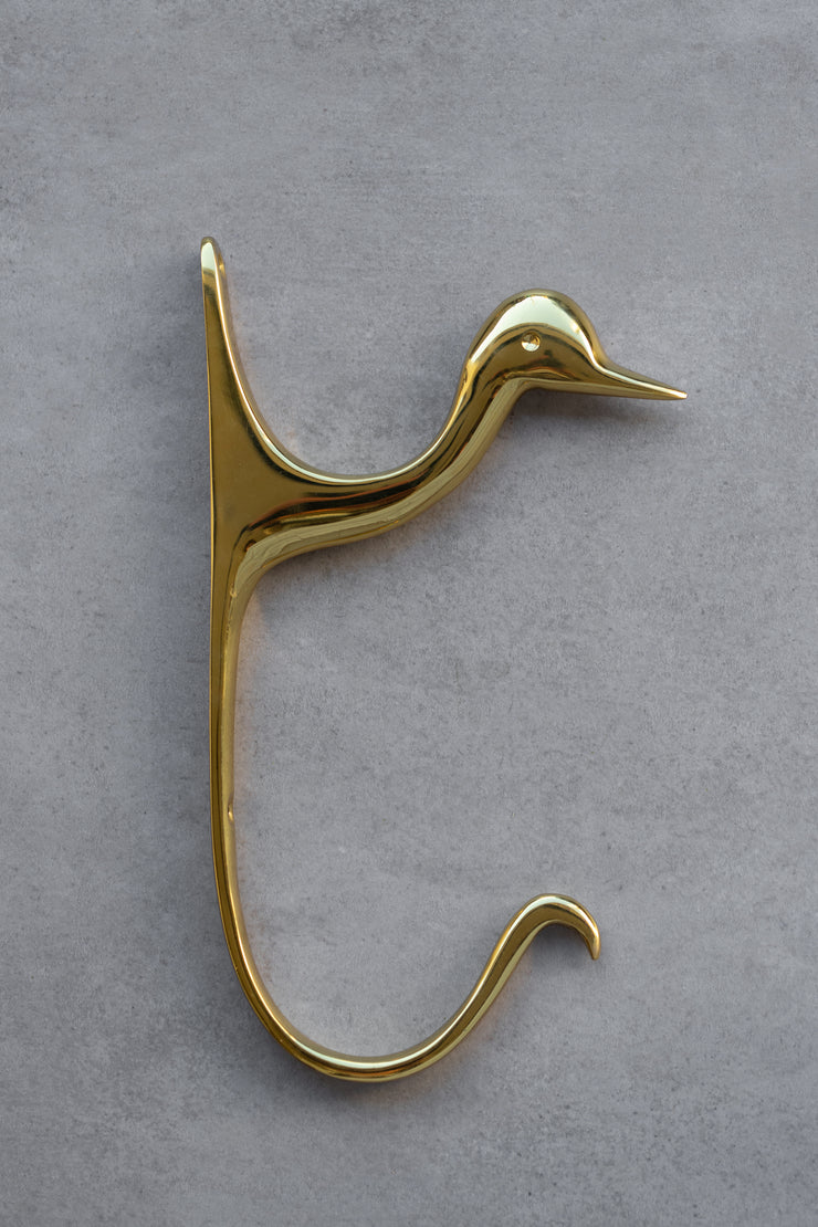 Brass Wall Hook - Swimming Duck – Bowerbird