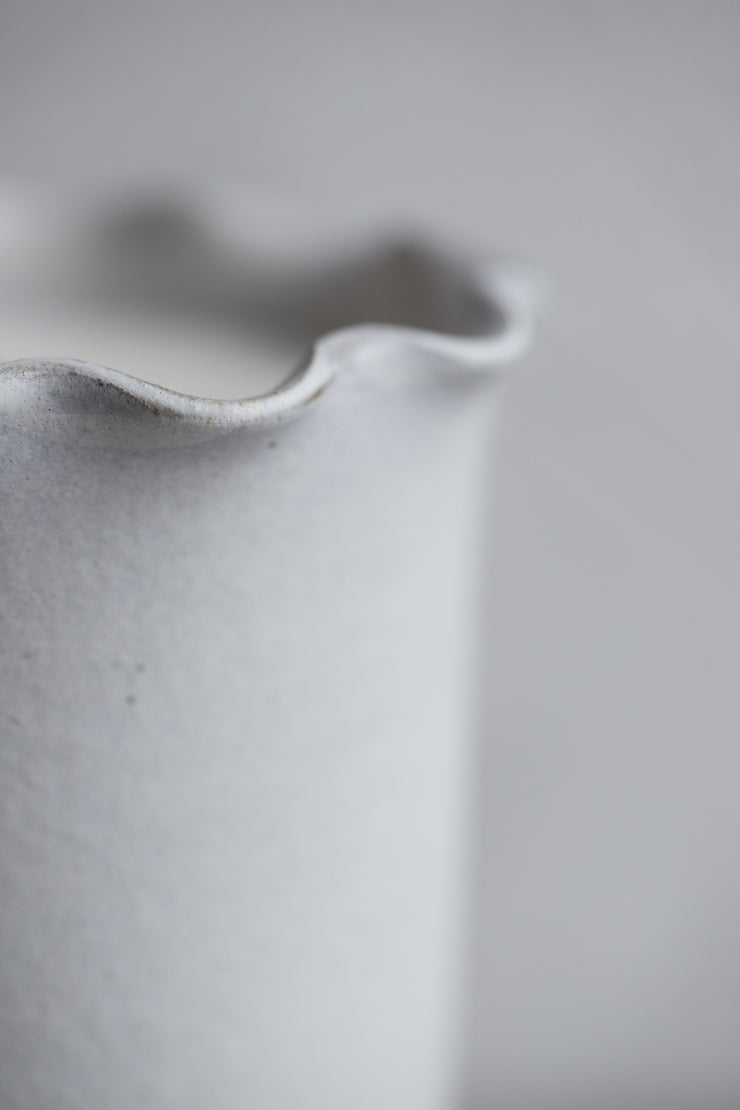 Scalloped Holiday Candle