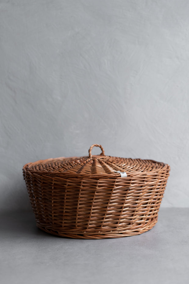 Woven Lidded Basket - Assorted