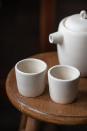 Sand Tea Pot Set with 2 Cups