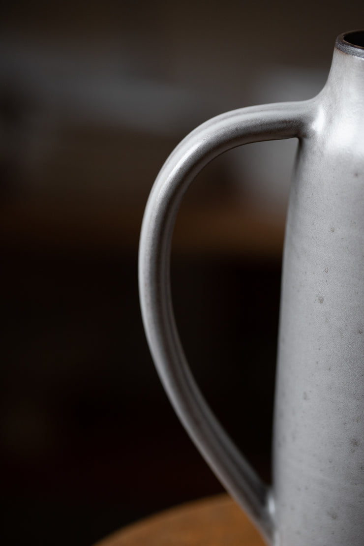 Simple Pitcher- Satin Stone – Notary Ceramics LLC