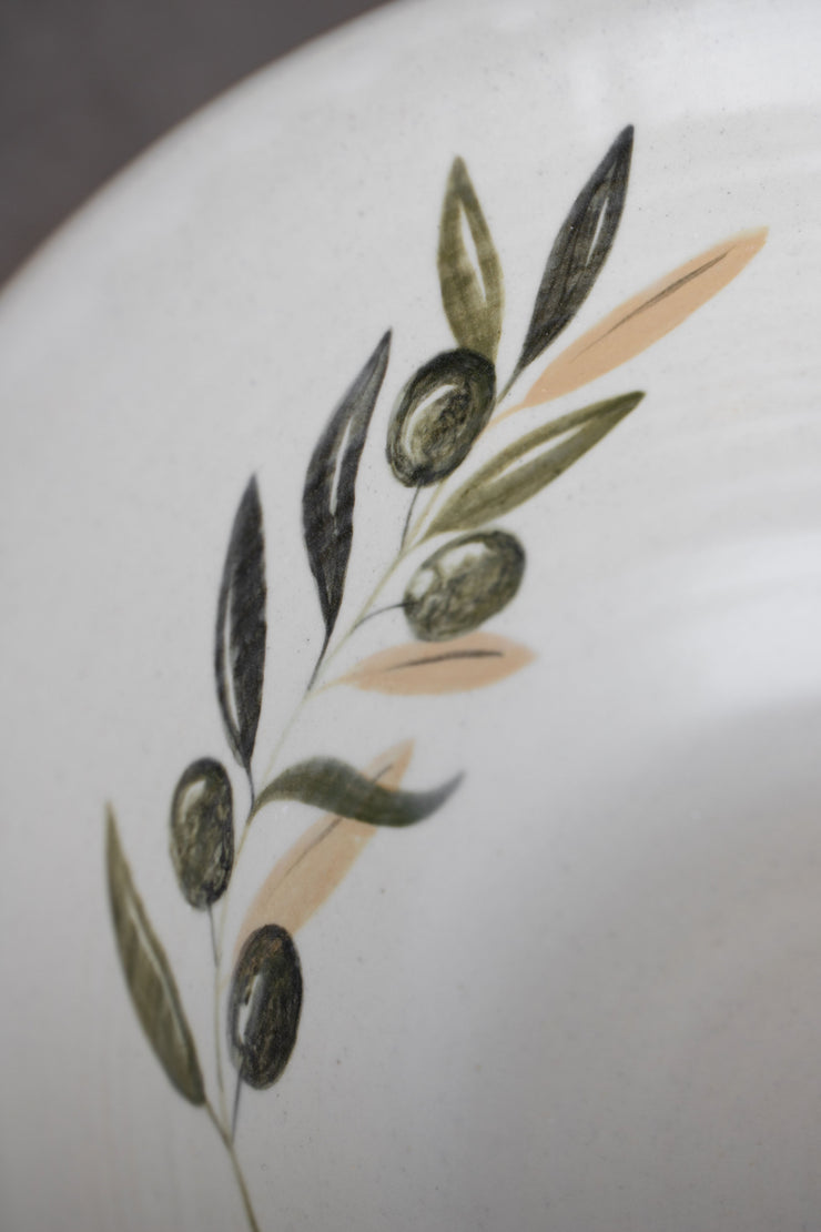 Notary x Tina Flood // Hand-Painted Olive Branch Compote