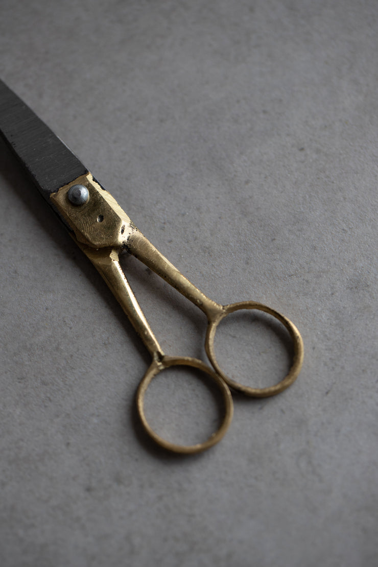Petite Brass Handle Scissors