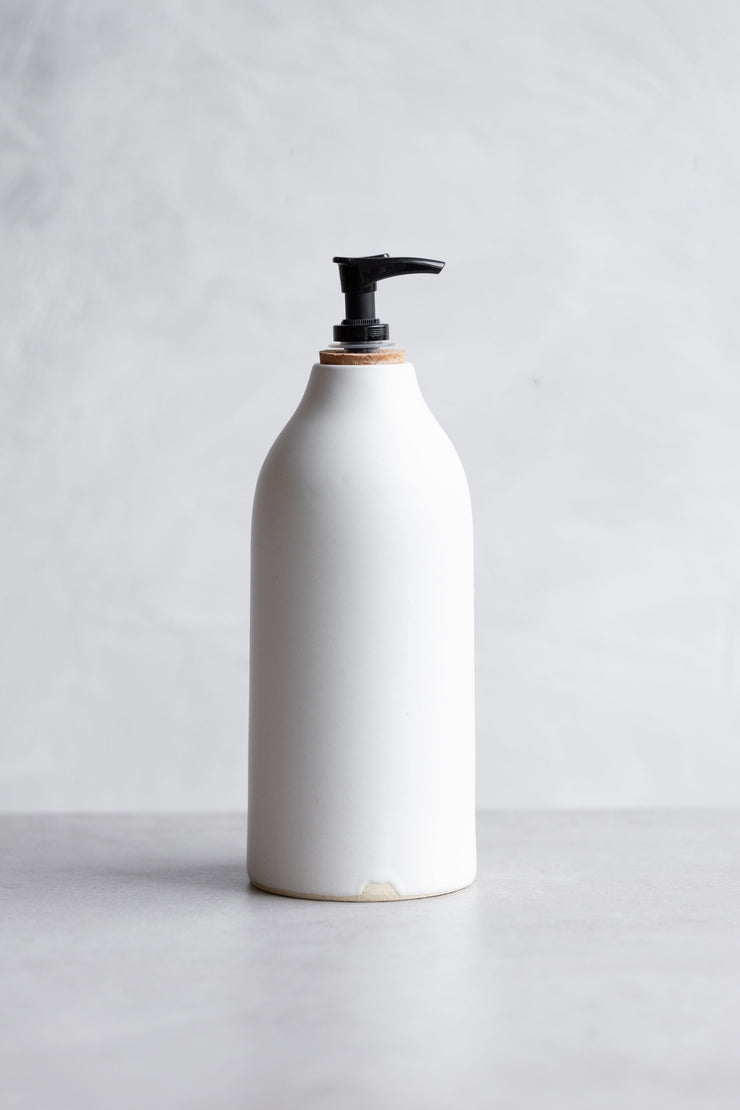 Chet Ceramic White Soap Dispenser + Reviews