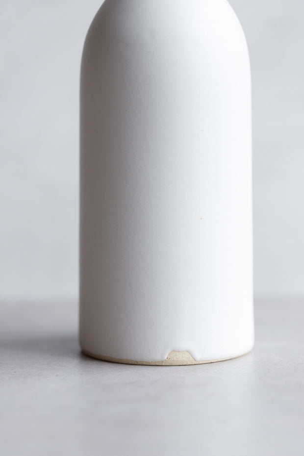 Ceramic Oil Cruet - Matte White