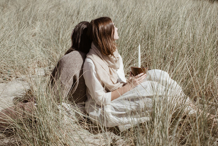 Oat Cashmere Scarf