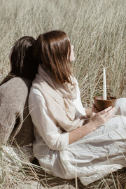 Oat Cashmere Scarf