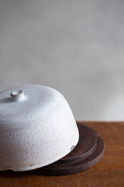 Butter Dish - Walnut Base