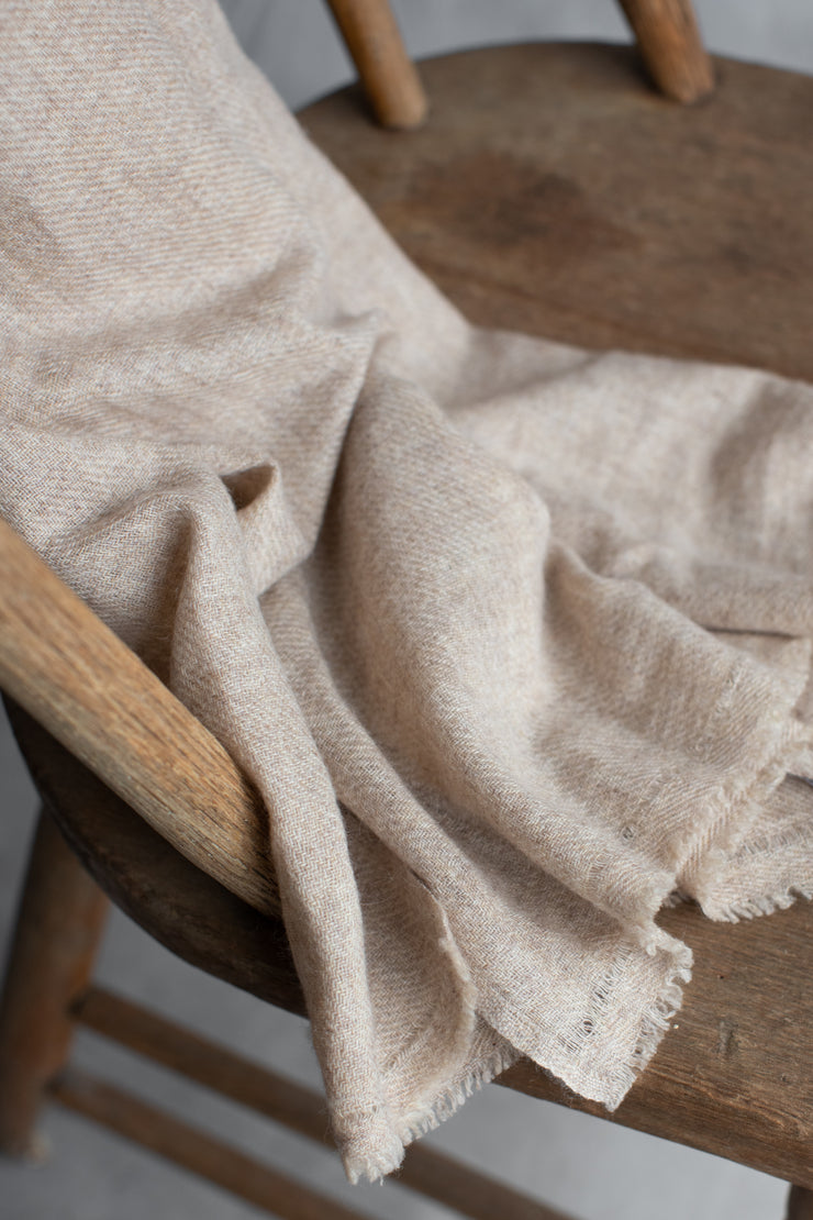 Oat Cashmere Scarf