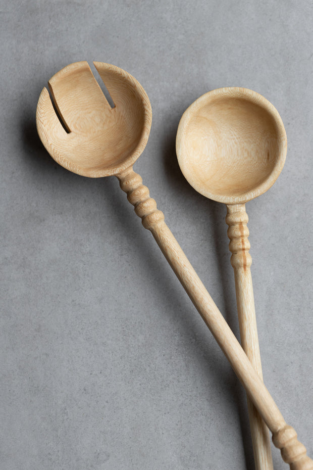 Hand Carved Wooden Serving Utensils