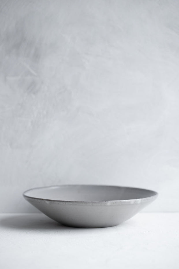 Ceramic Entree Bowl- Satin Stone