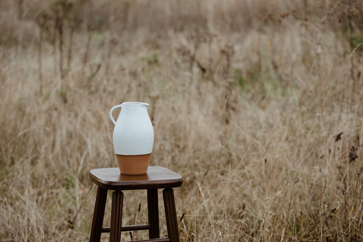 Farmhouse Pitcher - Chalk