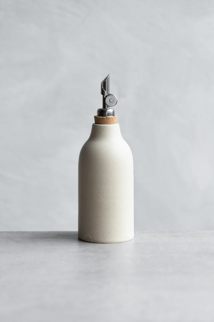 Ceramic Oil Cruet - Sand