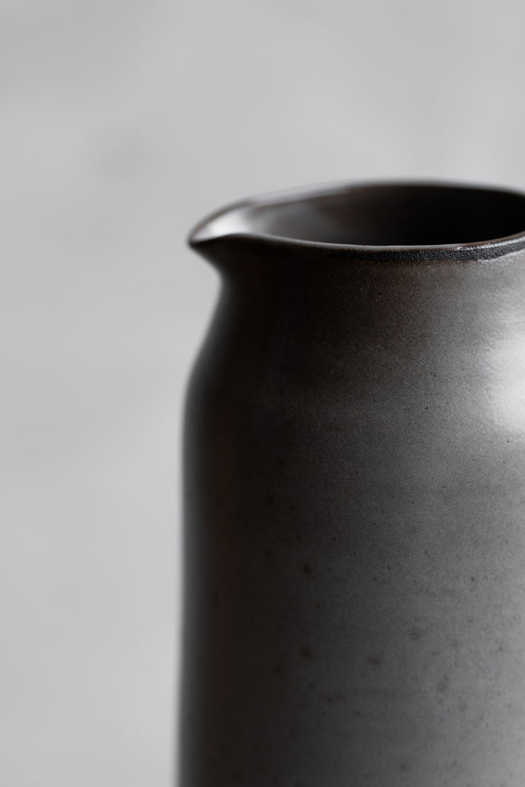 Simple Pitcher- Satin Stone – Notary Ceramics LLC