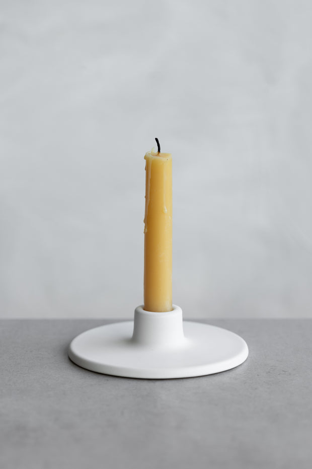 Taper Candle Holder - Matte White