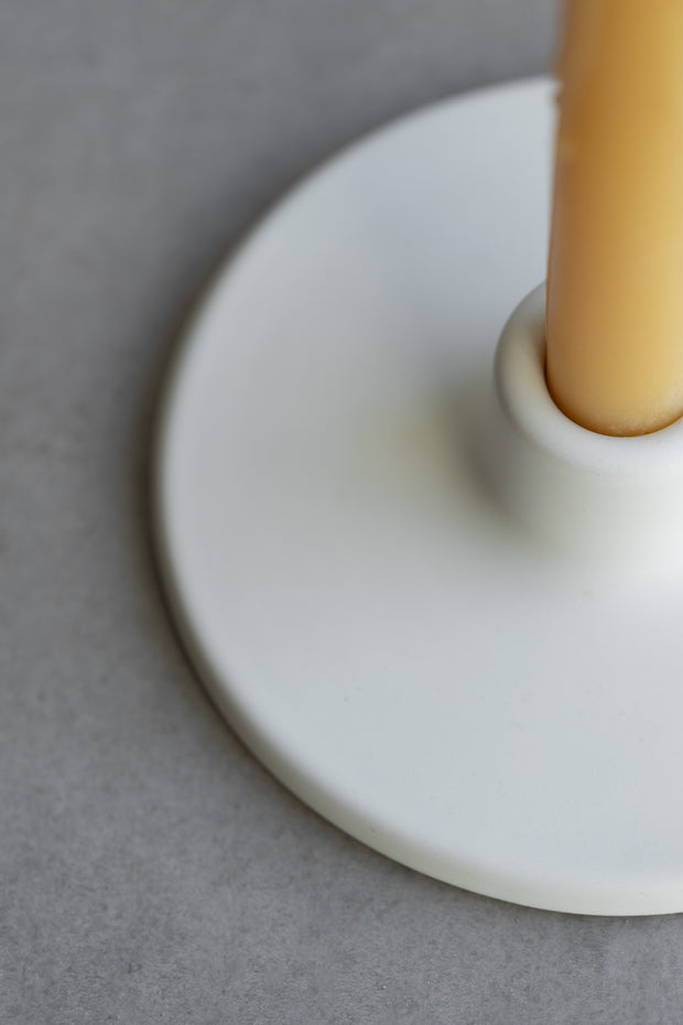 Taper Candle Holder - Matte White