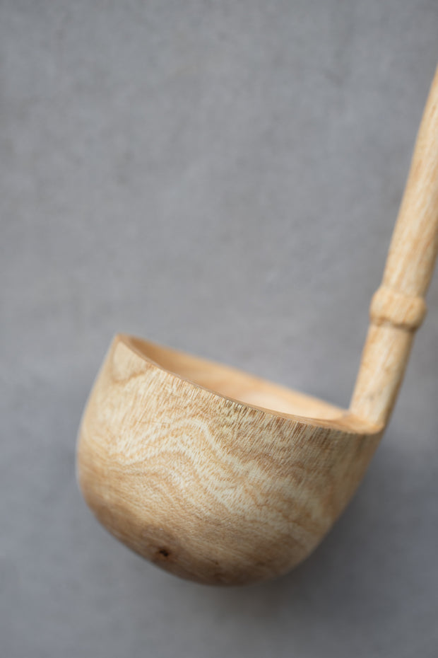 Hand Carved Wooden Ladle