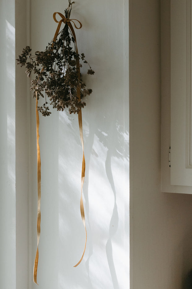 Mustard Velvet Ribbon