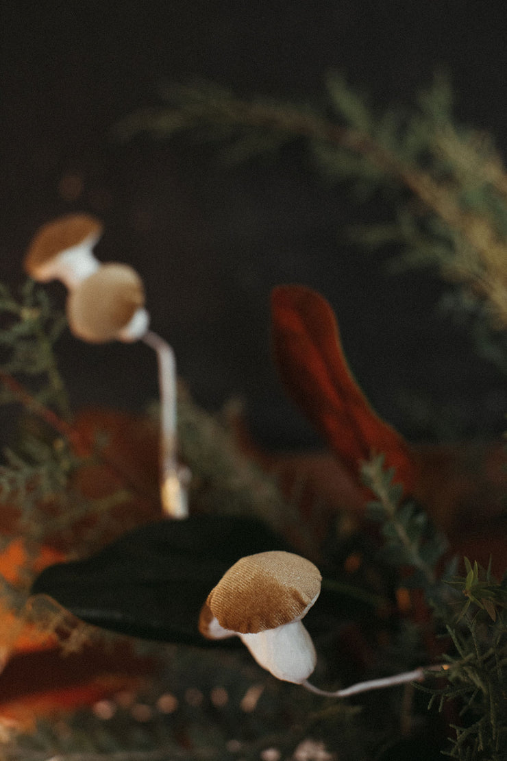 Mini Mushroom Ornament Clip