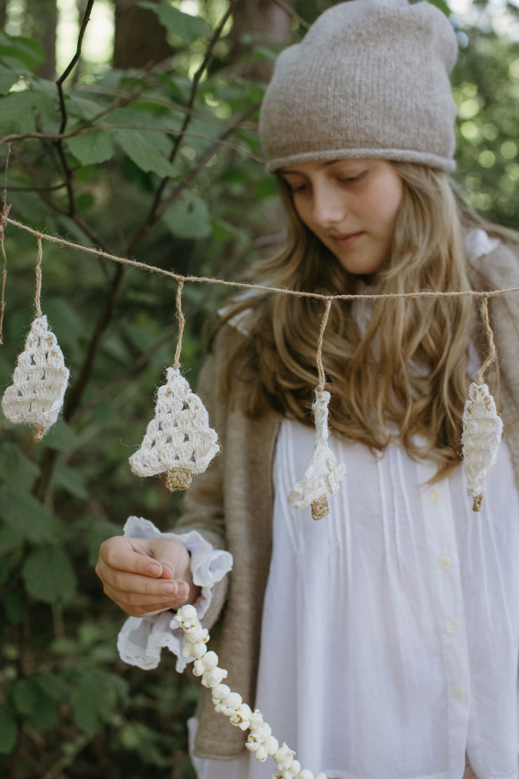 Crochet Tree Garland