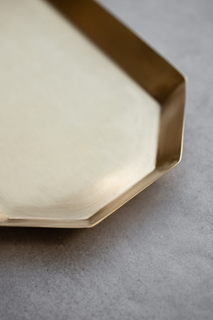 Brass Octagonal Tray