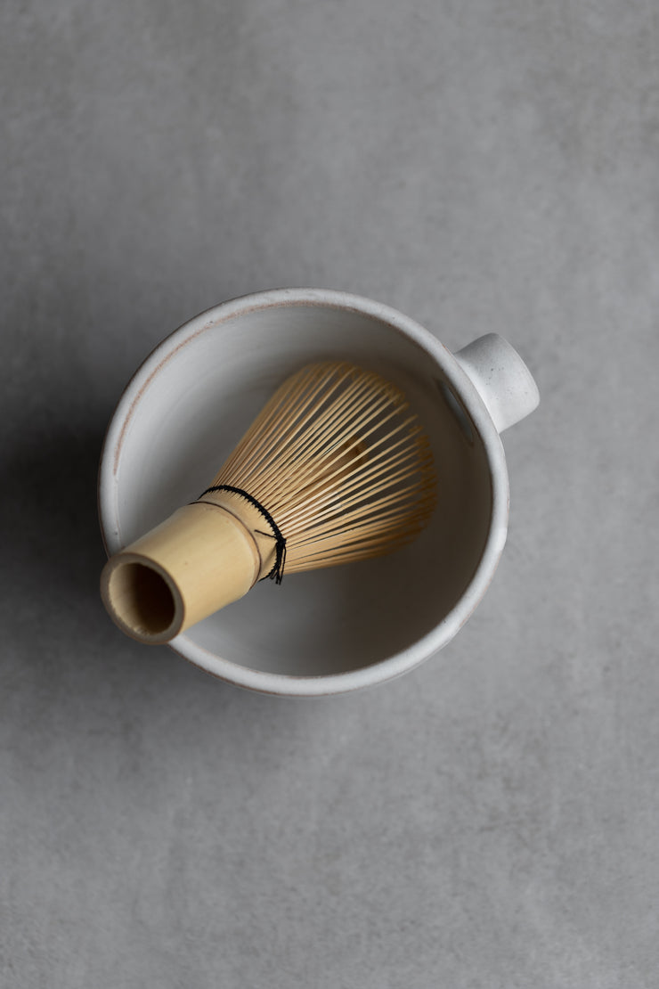 Spouted Matcha Prep Bowl - Matte Grey
