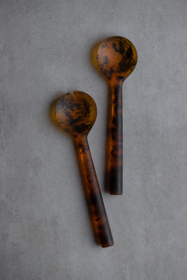 Round Salad Server Set