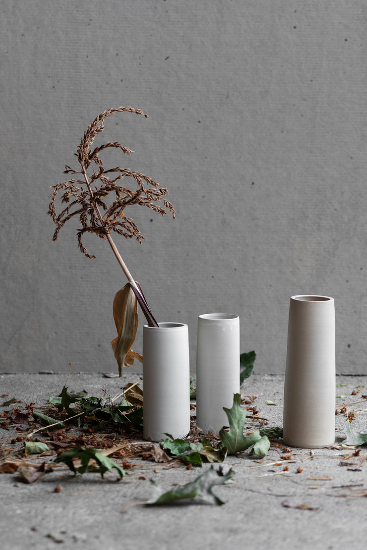 Simple Cylinder Vase-Sand