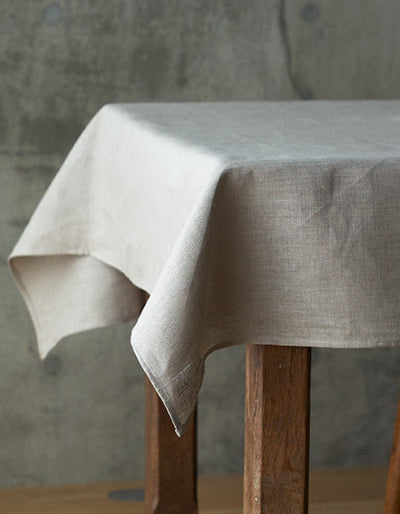 Japanese Raw Linen Table Cloth
