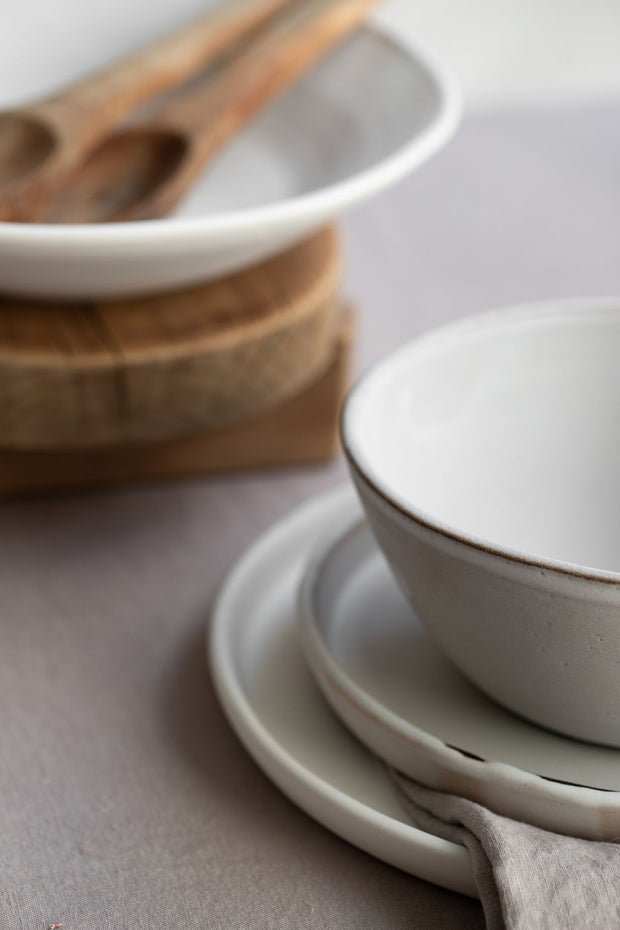 Notary Matte Grey Dinnerware Set