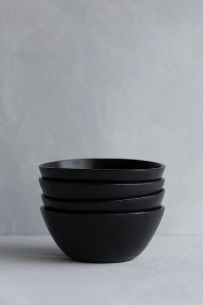 Simple Soup Bowl- Satin Black