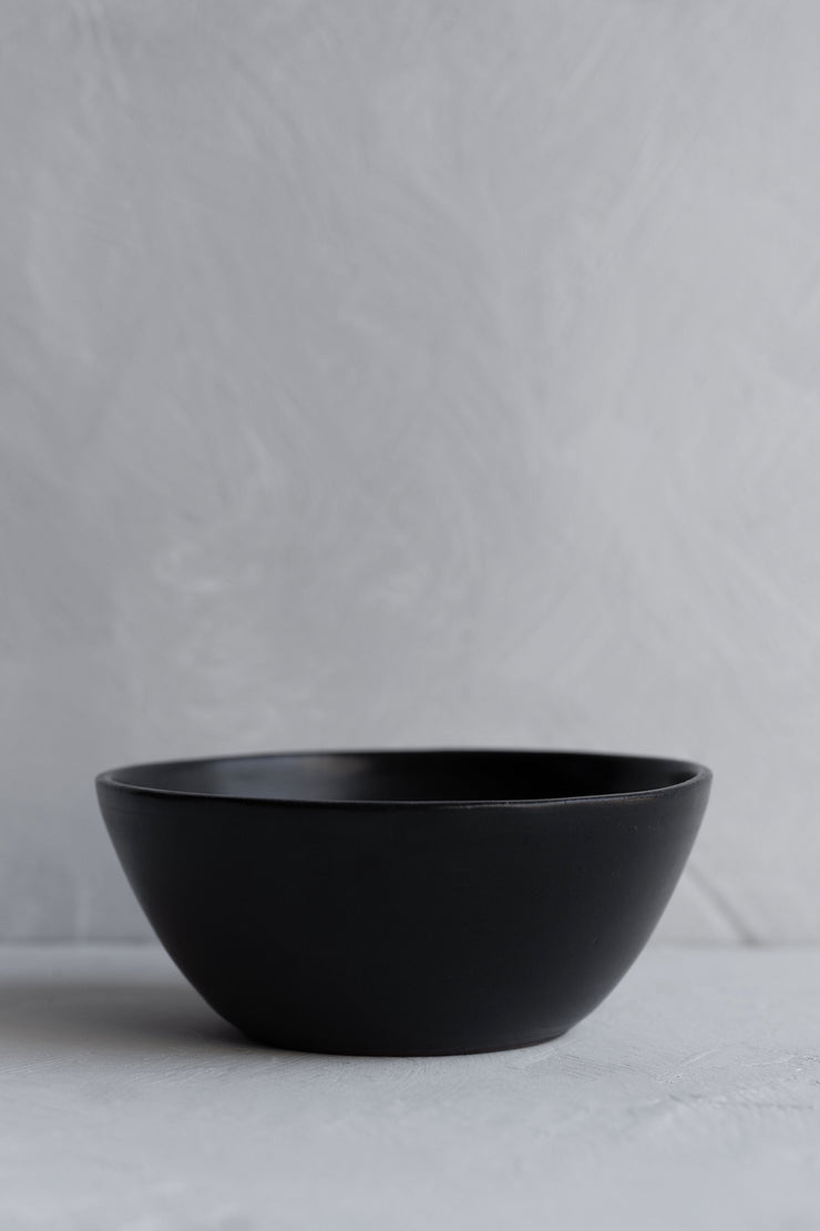 Simple Soup Bowl- Satin Black