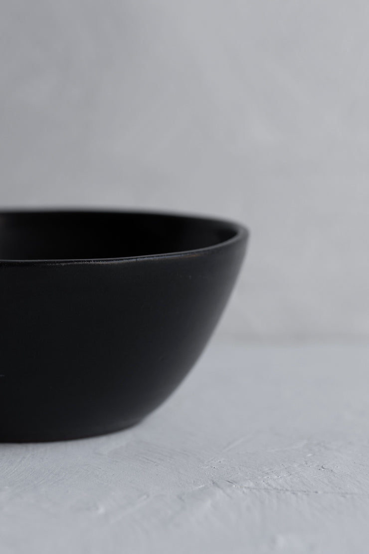 Simple Soup Bowl- Satin Black