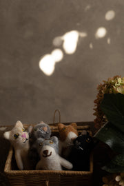 Hand Felted Cat Finger Puppet