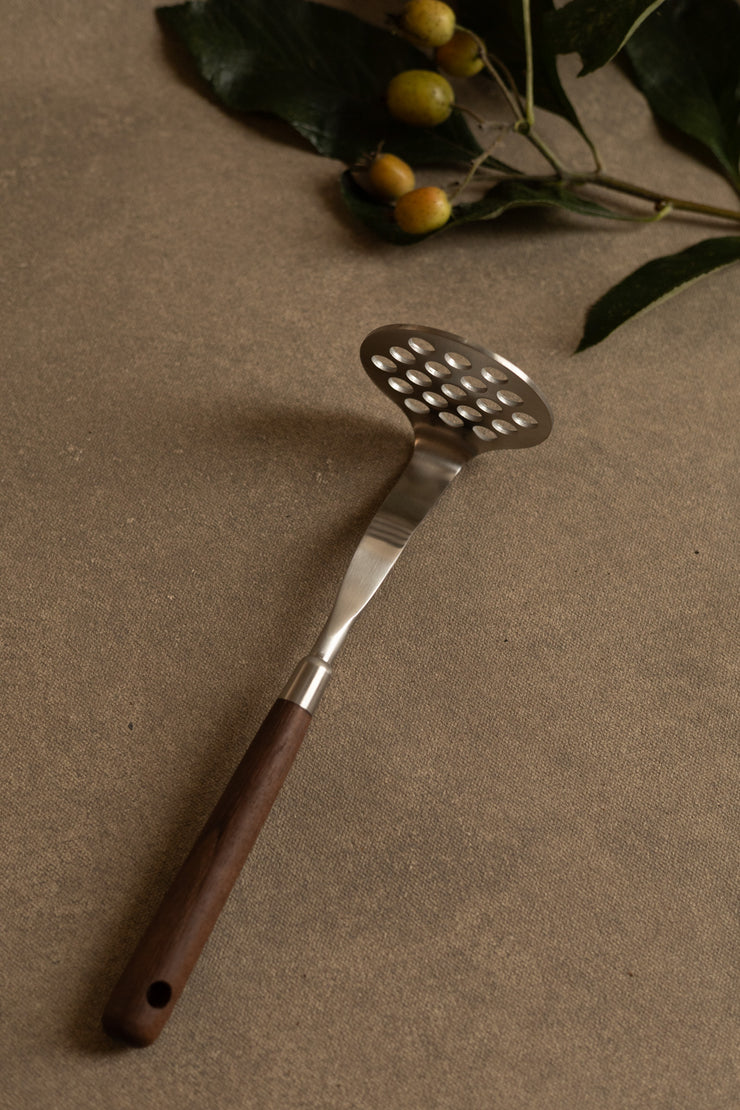 Wood Handled Stainless Steel Masher