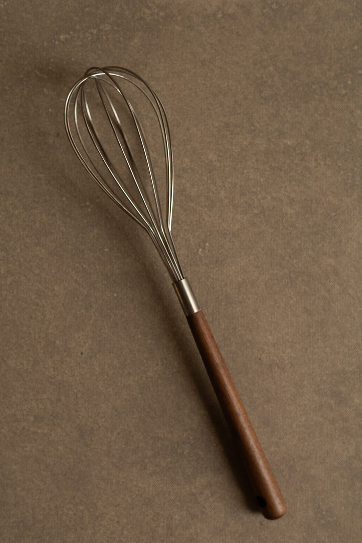 Walnut Whisk with Wooden Handle