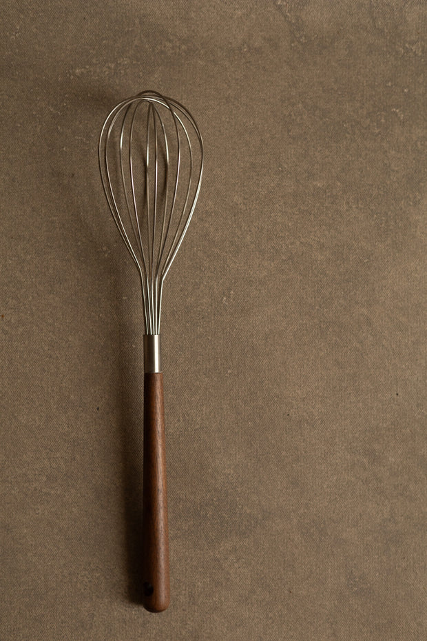 Walnut Whisk with Wooden Handle