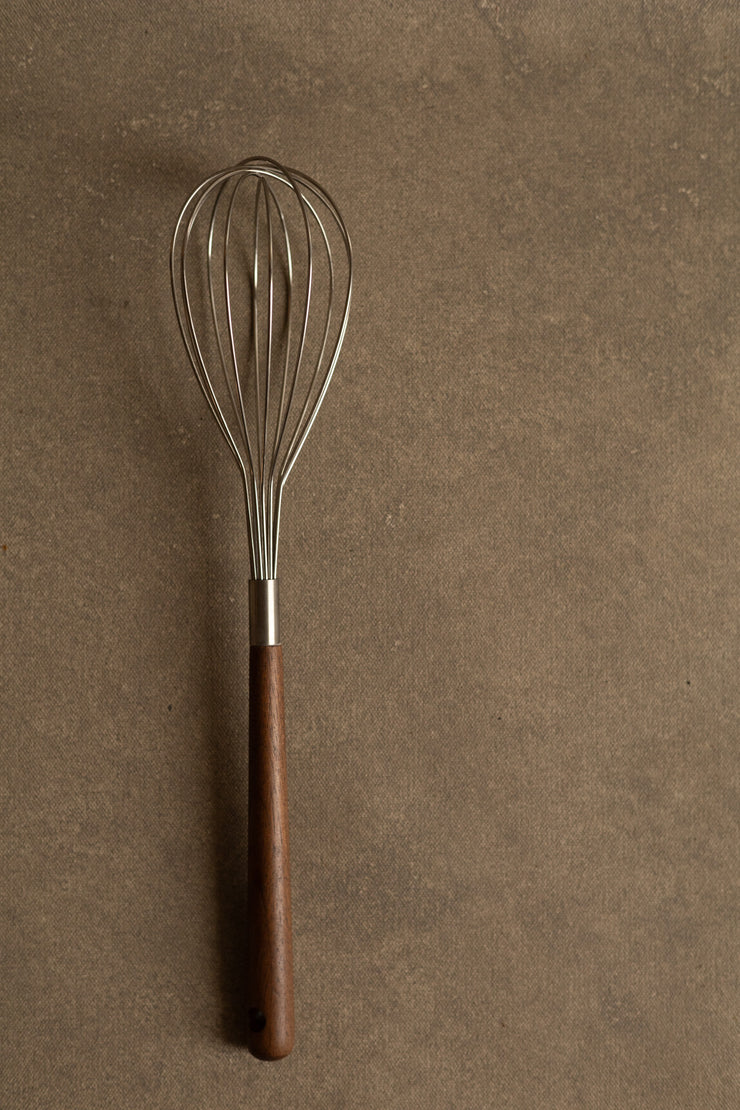 Walnut Whisk with Wooden Handle