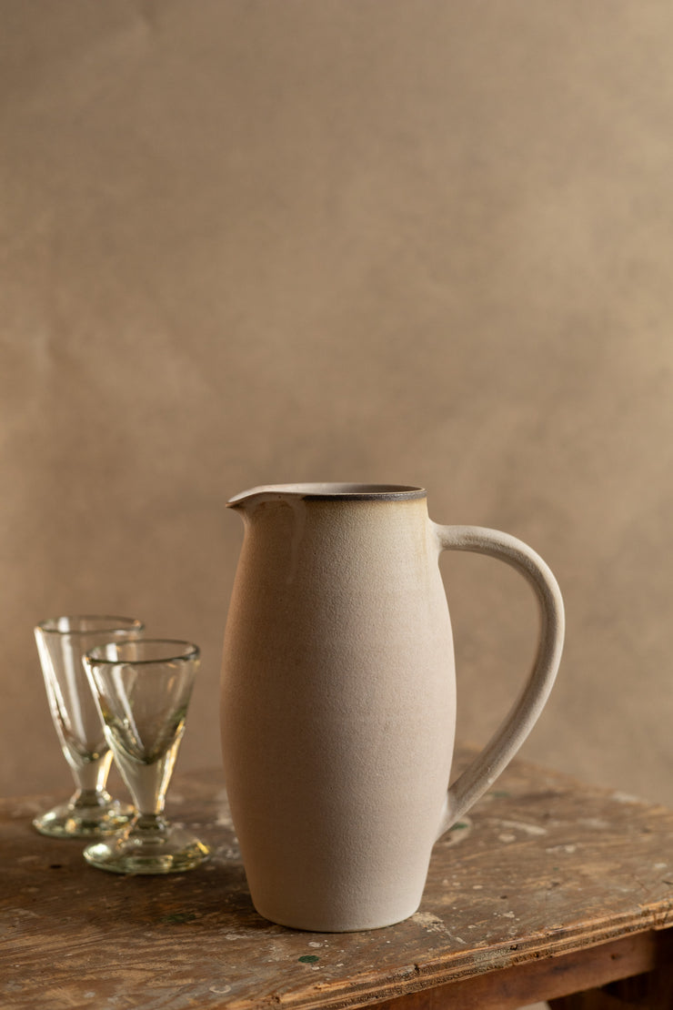 Elm Pitcher - Matte Grey