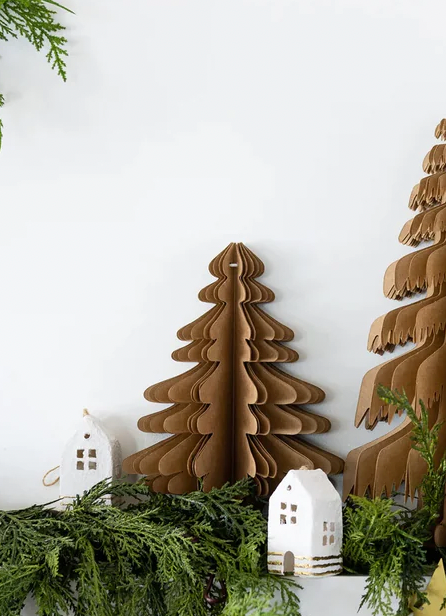 Medium Kraft Paper Tree Decor